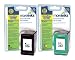 2 Compatible Black / Tri-colour Printer Ink Cartridges For H