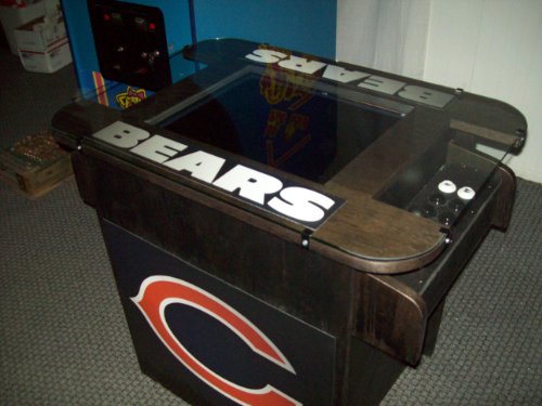Chicago Bears Arcade Cocktail Table Top Multi Game System