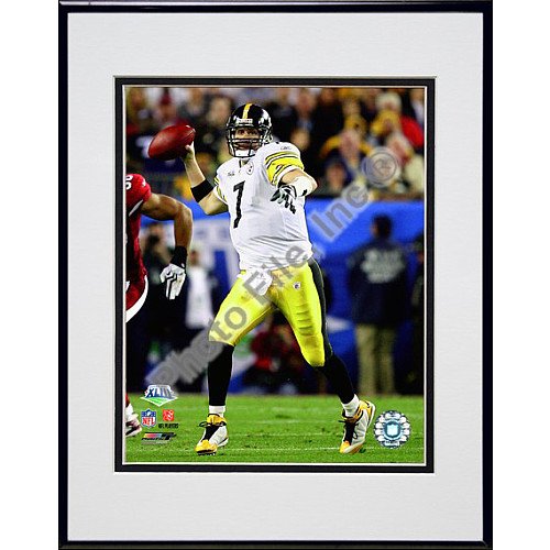 Photo File Pittsburgh Steelers Ben Roethlisberger Super Bowl XLIII Action Framed Photo