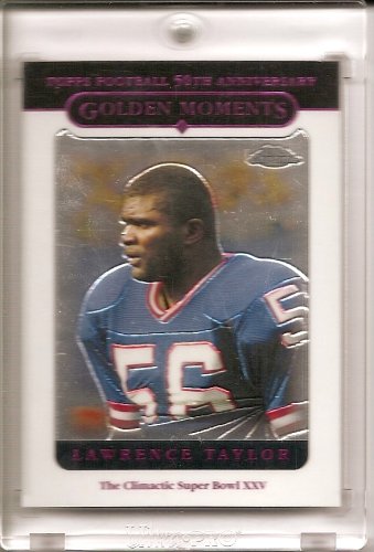 2005 Topps Chrome Lawrence Taylor New York Giants Football Card #159 - Mint Condition - Shipped in Protective Acrylic Display Case !!