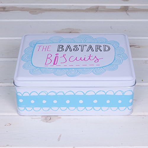 Tin ~ Biscuit/Cookie/Cracker Tin ~ THE B*STARD BISCUITS