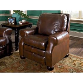 San Lucas Saddle Low Leg Recliner By Ashley Furniture by Ashley