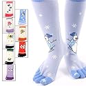 Urban Boundaries Girls 7-14 Novelty Toe Socks