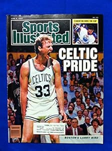 1987 Sports Illustrated June 8 Larry Bird (Celtic Pride) Boston Celtics Near-Mint