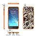 True Color Case Compatible with iPhone 6s Case, Real HD Camo Tree Grass Straw Hunter Slim Hybrid Hard Back + Soft TPU Bumper Protective Durable [True Protect Series] - Orange