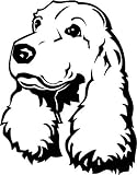 Cocker Spaniel, 20cm Aufkleber