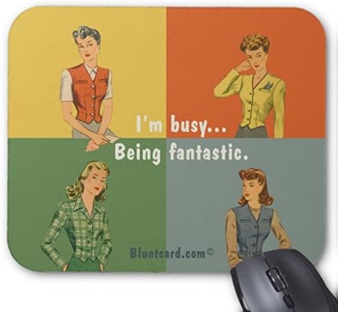 Poem Magine Being Fantastic Rectangle Non-slip Rubber Mouse Pad 220mm x 180mm x 3mm