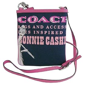 AUTHENTIC COACH BONNIE CASHIN GRAPHIC SWINGPACK CROSSBODY MESSENGER 42605 (Navy/Fuchsia)
