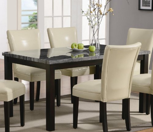 Dining Table with Faux Cappuccino Finish