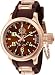 Rose Gold Tone Stainless Steel Russian DIver Quinotaur Brown Dial