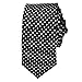 TopTie Unisex Necktie Solid Color Regular Tie Printed Plaid Stripe Skinny Tie