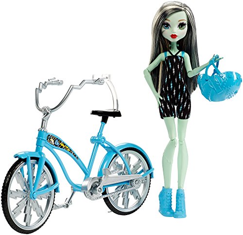 Monster High Boltin  Bicycle Frankie Stein Doll & Vehicle