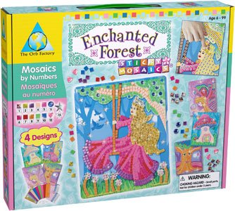 Childrens Toyshop  Toys : The Orb Factory Sticky Mosaics Enchanted Forest Art Kit