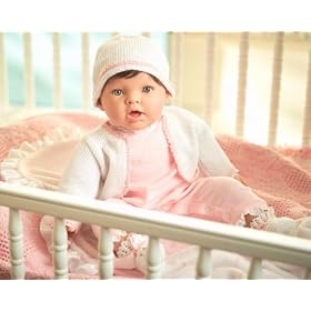 Rosebud 22 Girl w Lovely Bunting Special Edition Berenguer Doll by Berenguer