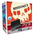 PlayStation 3 - Konsole Slim Black 320GB + Resistance 3 [PEGI]