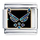 Us Air Force Italian Charms Bracelet Link