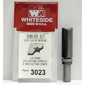Whiteside - WS3023 - 3 4 Template Bits with Ball Bearing Guide by Whiteside