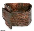 Leather bracelet, 'Fearless in Brown' Leather bracelet, 'Fearless in Brown'