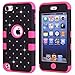 Urberry Ipod Touch 5 Case, Starry Diamond Dotted Case for Ipod Touch 5, Shock-proof Case with a Free Stylus