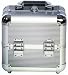 Beauty : Beauty Box Valene Silver Cosmetics & Make-up Beauty Case