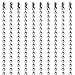 SUMERSHA 50 Pack Ball Chain Necklaces 30 inch Stainless Steel #3 2.4mm Bead Pull Chain â€¦