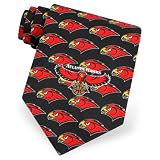 Atlanta Hawks Black Logo Print Silk Neck Tie - B0009S54GS