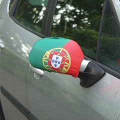 BRUBAKER Aussenspiegelflagge Portugal Spiegelflagge im 2er Set(rechts/links) Au�enspiegelflagge