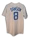 Autographed Andre Dawson Chicago Cubs Pinstripe Jersey Inscribed 