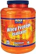 NOW Foods Whey Protein Isolate, 100% Pure 5Lb