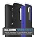 MoKo ASUS Zenfone 2 Laser Case - [Anti Drop] Hard Polycarbonate + Silicone Protector Bumper Cover for ASUS Zenfone 2 Laser (ZE550KL / ZE551KL) 5.5 Inch Smartphone 2015 Release, INDIGO
