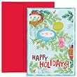 Retro Ornament Christmas Cards -
