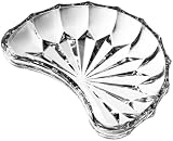 Godinger Set of 4 Crescent Dessert Plates
