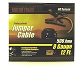 Motor Trend Professional Jumper Cable - 8 Gauge, 12 Feet