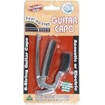 Feel No Fret Easy Clamping Guitar Capo, Chrome