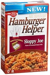 Hamburger Helper Sloppy Joe, 5 Servings, 6.7-Ounce Boxes (Pack of 12)