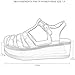 NB By KSC Women's Platform Sandals Jelly Adjustable Strap Casual Comfort Shoes