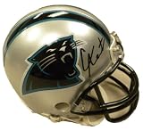 Cam Newton Autographed/Hand Signed Carolina Panthers Replica Mini-Helmet- LEAF Certified