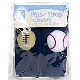 Plush Car Seat Strap Covers-Blue Sporty