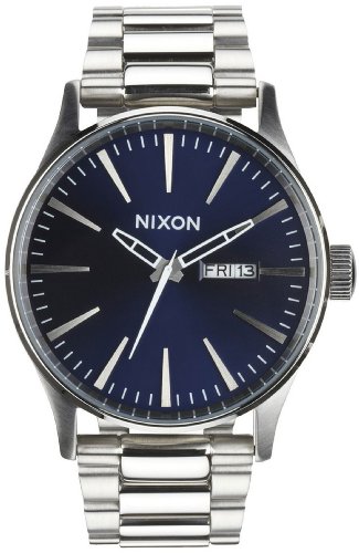 Nixon Sentry SS Watch Blue Sunray, One Size