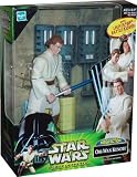 Star Wars 2000 Power of The Jedi Mega Action 6 Inch Tall Action Figure : Obi-Wan Kenobi with Lightsaber Battle Moves