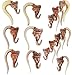 BodyJ4You 14 Pieces Elephant Spiral Tapers, Stretching Kit Acrylic Hanger Plugs 8G-12mm - 7 Pairs