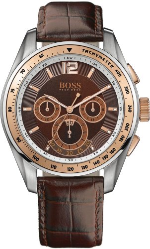Hugo Boss Herren-Armbanduhr XL Gents Modern Chronograph Leder 1512515 Preisvergleich