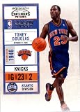 2010 11 Playoff Contenders Plates & Patches Basketball Card # 59 Toney Douglas New York Knicks In a Protective Screwdown Display Case!