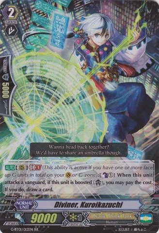 Cardfight!! Vanguard TCG - Diviner, Kuroikazuchi (G-BT01/012EN) - G Booster Set 1: Generation Stride