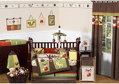 Sweet Jojo Forest Friends 9-piece Crib Bedding Set