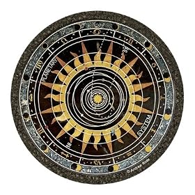 Set of Four Celestial Mosaic Thirstystone Drink Coasters - Style TSAS11 by Gift Warehouse