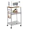 Chrome Microwave Cart