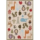 Hand Tufted Chinese 'Lil Mo Whimsy Collection' Rug