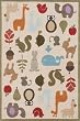 Hand Tufted Chinese "Lil Mo Whimsy Collection" Rug