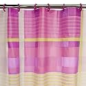 Plaid Shower Curtain &ndash; Pink/Purple/Green